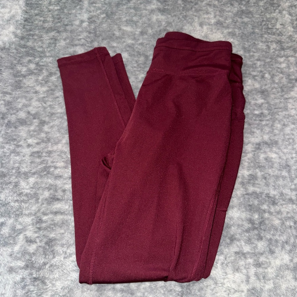 POP Fit Burgundy Leggings